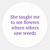 母教え ラウンドシール (正面)