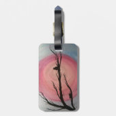 母時計のカスタマイズ可能な荷物タグ ラゲッジタグ (裏面縦)