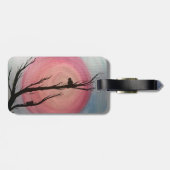 母時計のカスタマイズ可能な荷物タグ ラゲッジタグ (裏面横)