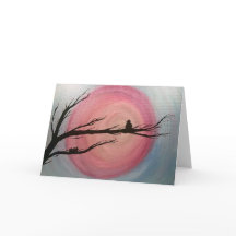 母時計のグリーティングカード