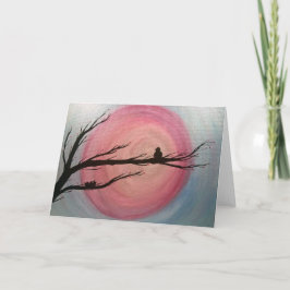 母時計のグリーティングカード カード