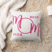 母最高のがピンク色で撮影 クッション (ブランケット)