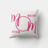 母最高のがピンク色で撮影 クッション (裏面)