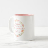 母最高のが七名に昇進する ツートーンマグカップ (正面左)