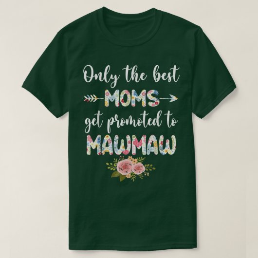 母最高のが乳フローラに昇進すおもしろいる Tシャツ (デザイン正面)