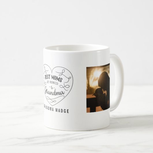母最高のが祖母に昇進 |写真 コーヒーマグカップ (正面右)