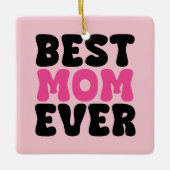 母最高のが腸チフスで セラミックオーナメント (正面)