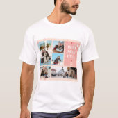 母最高のが5枚撮った母の日のコラージュ Tシャツ (正面)