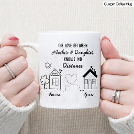 母最高のと娘の長距離ラブコーヒー マグカップ