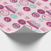 母最高ののパターン ラッピングペーパー (角)