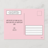 母最高のの日にコラージュ母の日 シーズンポストカード (裏面)