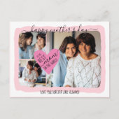 母最高のの日にコラージュ母の日 シーズンポストカード (正面)