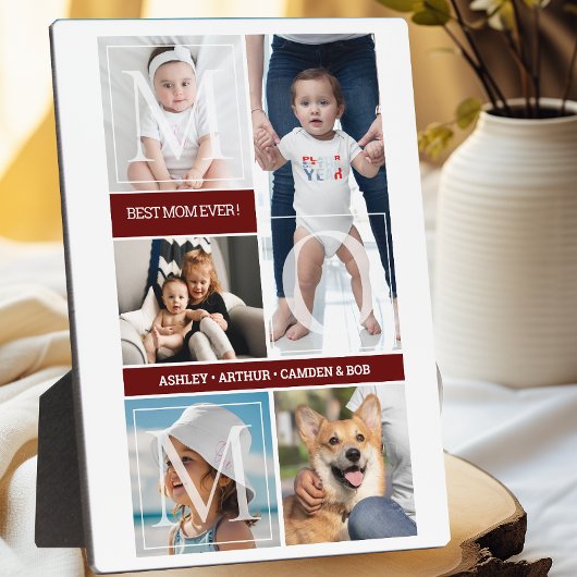 母最高のの日にコラージュ母の日 フォトプラーク