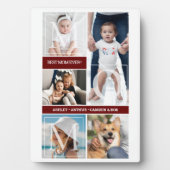 母最高のの日にコラージュ母の日 フォトプラーク (正面)