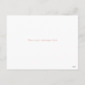 母最高のの日に母の日を撮影 シーズンポストカード (裏面)