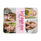 母最高のの日に母の日を撮影 マグネット (横)