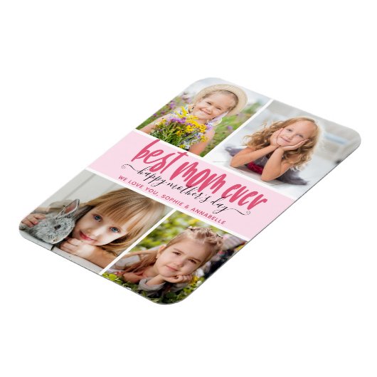 母最高のの日に母の日を撮影 マグネット (左側)