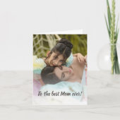 母最高のの日のカード カード (正面)