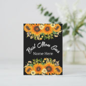 母最高のの日のプレゼント ポストカード (スタンド正面)