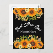 母最高のの日のプレゼント ポストカード (正面/裏面)