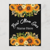 母最高のの日のプレゼント ポストカード (正面)