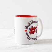 母最高のの日のボーナスママ#1 ツートーンマグカップ (正面右)