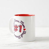 母最高のの日のボーナスママ#1 ツートーンマグカップ (正面左)