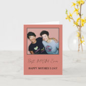 母最高のの日の幸せな母の日 カード (黄色い花)