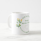 母最高のの日の贈り物マグカップ コーヒーマグカップ (正面左)