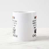 母最高のの日の贈り物 ジャンボコーヒーマグカップ (正面)