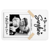 母最高のの日の贈り物 マグネット (横)