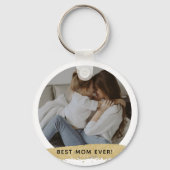 母最高のの日を撮り続ける母の日 キーホルダー (正面)
