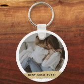 母最高のの日を撮り続ける母の日 キーホルダー (正面)