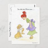 母最高のの日葉書 ポストカード (正面/裏面)