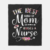 母最高のの種類はナースを育てる フリースブランケット (正面)