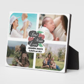 母最高のの4枚の写真コラージュかわいい母の日 フォトプラーク (側面)