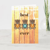 母最高のはグリーティングカードを持つ カード (正面)