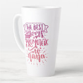 母最高のは七名に昇進すカスタムる カフェラテマグ (左アングル)