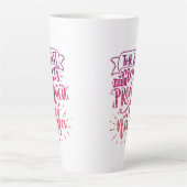 母最高のは七名に昇進すカスタムる カフェラテマグ (正面)