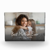 母最高のは今までにかわいいモダン フォトブロック (正面)