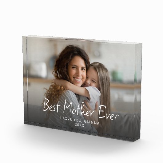 母最高のは今までにかわいいモダン フォトブロック (右)