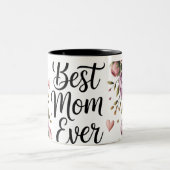 母最高のは今までマグを言う ツートーンマグカップ (中央)