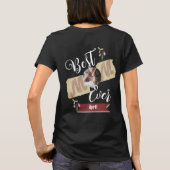母最高のは今まで母とベビーの1つの写真家族 Tシャツ (裏面)