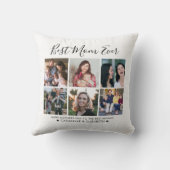 母最高のは今まで6写真コラージュのメッセージ母の日 クッション (裏面)