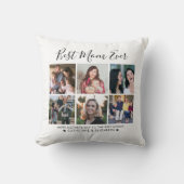 母最高のは今まで6写真コラージュのメッセージ母の日 クッション (正面)