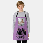 母最高のは今まスタイリッシュで幸せな母の日 エプロン (着用した状態)