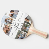 母最高のは常にスクリプト母の日6写真コラージュ 卓球ラケット (横)