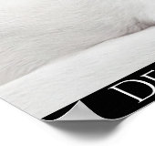 母最高のは常に休憩時間に値するかわいい犬 ポスター (角)