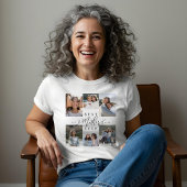 母最高のは常に写エレガント真コラージュ トライブレンドＴシャツ