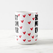 母最高のは常に子供が母の日のコーヒーマグの名前 コーヒーマグカップ (中央)